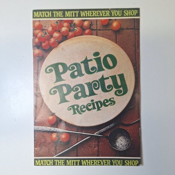 Patio Party Vintage Recipe Booklet Cook Ad SPAM Hellmans Cheetos Van Camps Snack - Picture 1 of 10